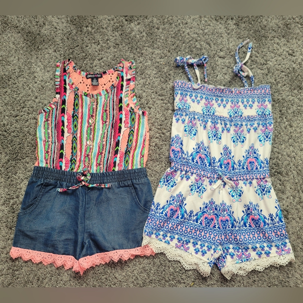 Limited Too Romper Bundle Size 4T